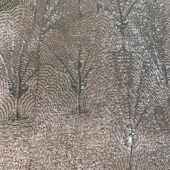 🔥🔥PORTS 1961| Taupe & Metallic Silver Dress -Sz 6 - Picture 10 of 15